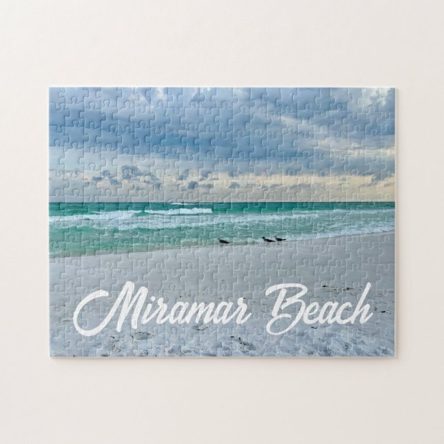 Miramar Beach Florida Beautiful Ocean Photography Jigsaw Puzzle (Horizontal)