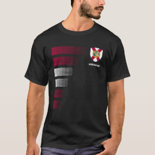 Miramar Florida Flag Emblem Miramar FL Patriotic T-Shirt