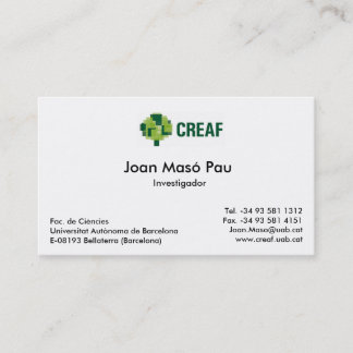 MiraMon team Business card