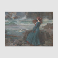 Miranda and the Tempest by John William Waterhouse