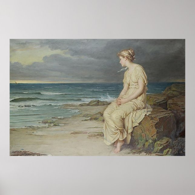 Miranda by John William Waterhouse Poster (Front)