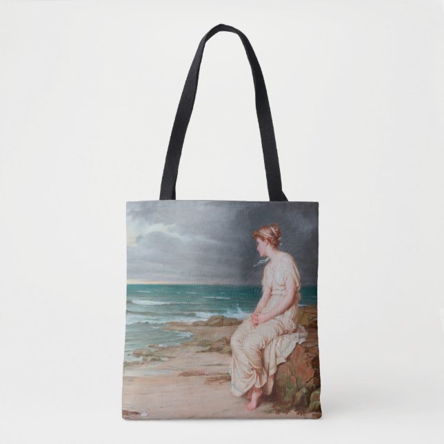 Miranda by John William Waterhouse Tote Bag (Front)
