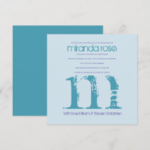 Miranda Rose -  Bat Bar Mitzvah Invitation