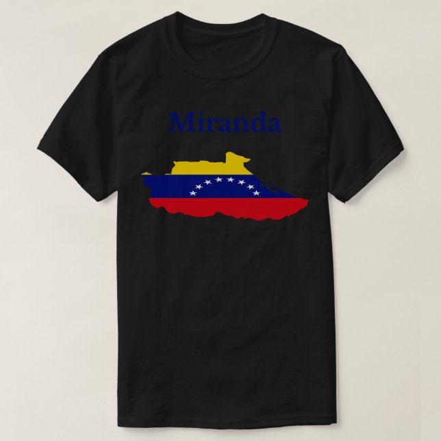 Miranda State Venezuela T-Shirt (Design Front)