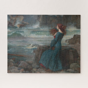 Miranda Tempest John William Waterhouse Art Jigsaw Puzzle