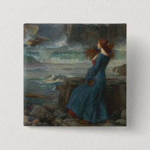 Miranda (The Tempest) 15 Cm Square Badge