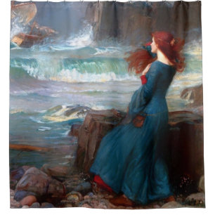 Miranda The Tempest John William Waterhouse Shower Curtain