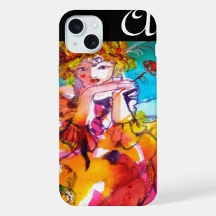 MIRANDOLINA Venetian Carnival Masks Monogram iPhone 15 Plus Case
