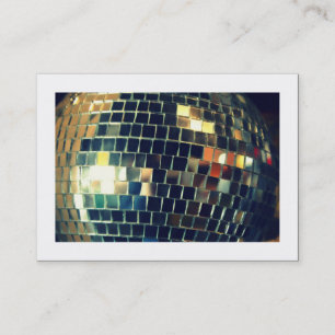 Mirror Ball (Bordered) Business Card