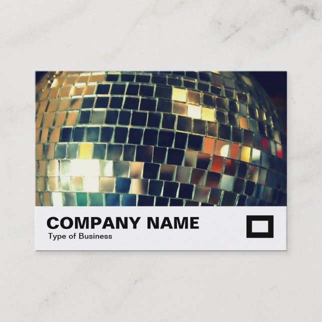Mirror Ball Business Card (Front)