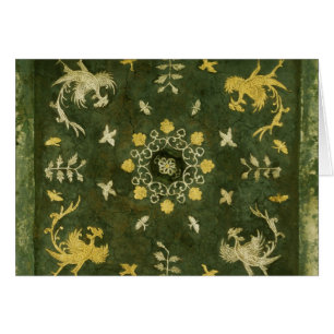 Mirror, bronze with lacquered back