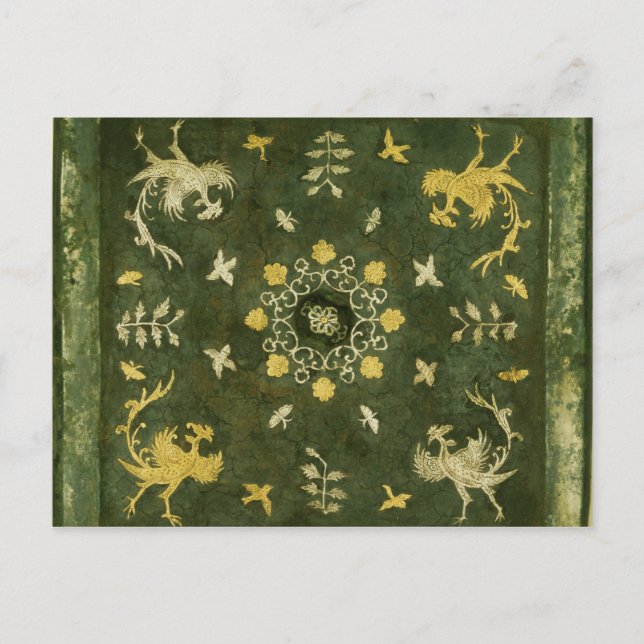 Mirror, bronze with lacquered back postcard (Front)