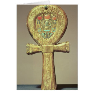 Mirror case in the form of an ankh