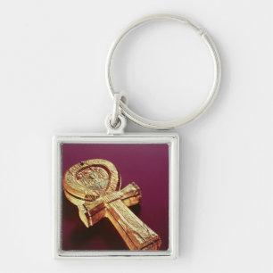 Mirror case in the form of an ankh 2 key ring