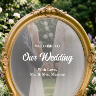 Mirror Decal - DIY Wedding Decoration