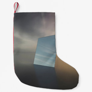 MIRROR DIGITAL WALLPAPER SMALL CHRISTMAS STOCKING