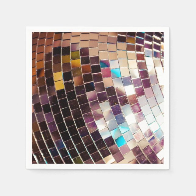 Mirror Disco Ball Napkin (Front)