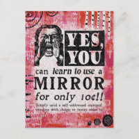 Mirror - Funny Vintage Ad