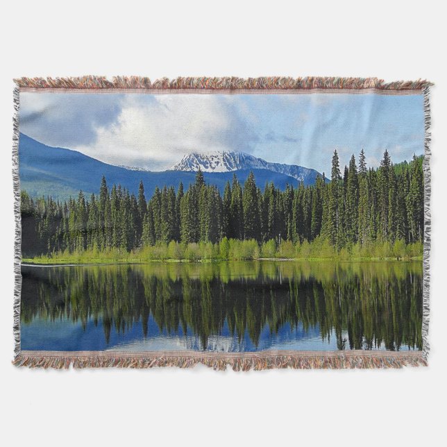 Mirror Image Throw Blanket (Front)