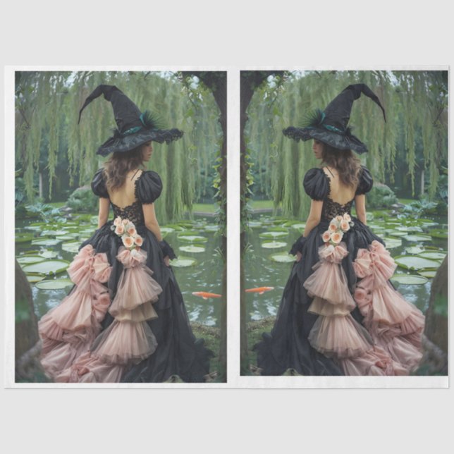 Mirror image Willow Witch2 Tissue Paper (Front)