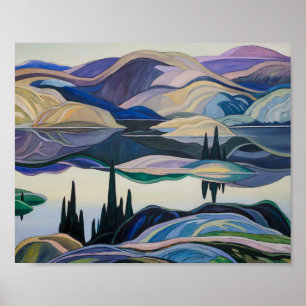 Mirror Lake Franklin Carmichael Poster