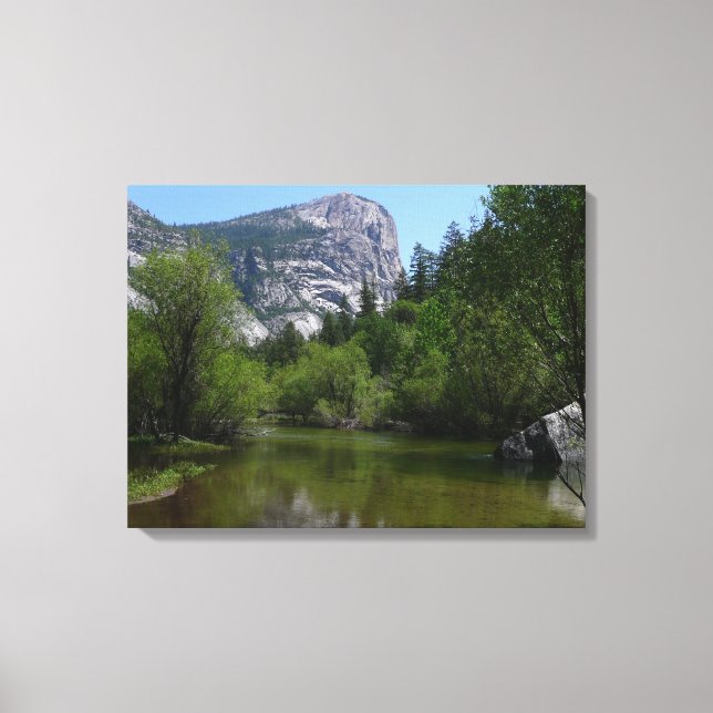 Mirror Lake I in Yosemite National Park Canvas Print (Front)