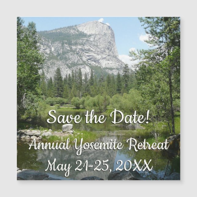 Mirror Lake View in Yosemite National Park (Front)