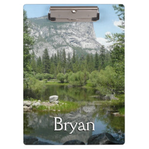 Mirror Lake View in Yosemite National Park Clipboard