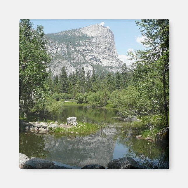 Mirror Lake View in Yosemite National Park Magnet (Front)