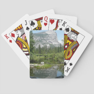 Mirror Lake View in Yosemite National Park Playing Cards