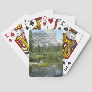Mirror Lake View in Yosemite National Park Playing Cards