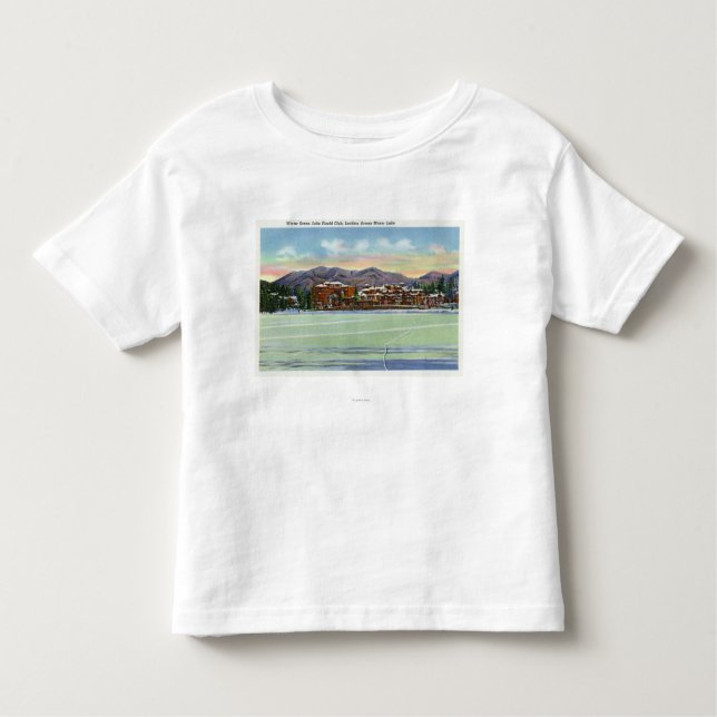 Mirror Lake View of the Lake Placid Club in Toddler T-Shirt (Front)