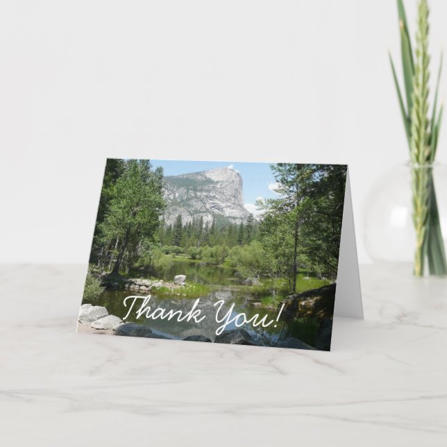 Mirror Lake View Thank You Card (Front)