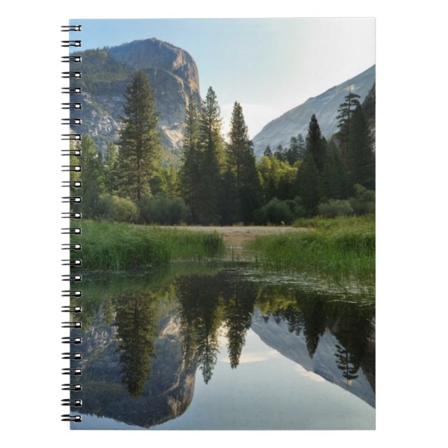 Mirror Lake, Yosemite Spiral Notebook (Front)