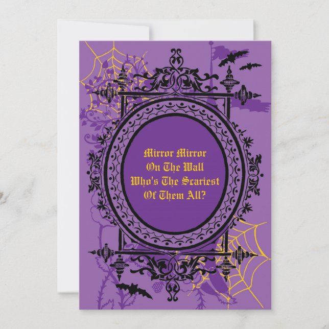 Mirror Mirror Halloween InvitationInvitation Invitation (Front)