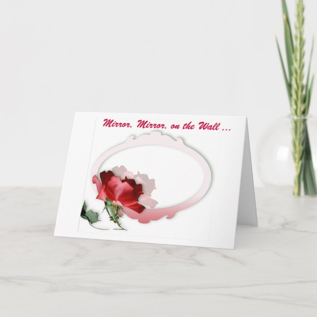 Mirror, Mirror on the Wall Card (Front)