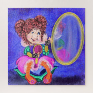 Mirror Mirror on the Wall I'm Beautiful Miss World Jigsaw Puzzle