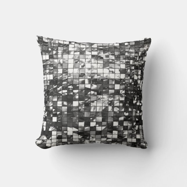 Mirror Mosaic Effect Abstract Cushion (Front)