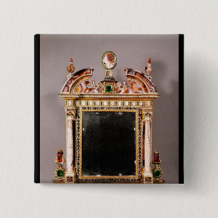 Mirror of Marie de Medici 15 Cm Square Badge