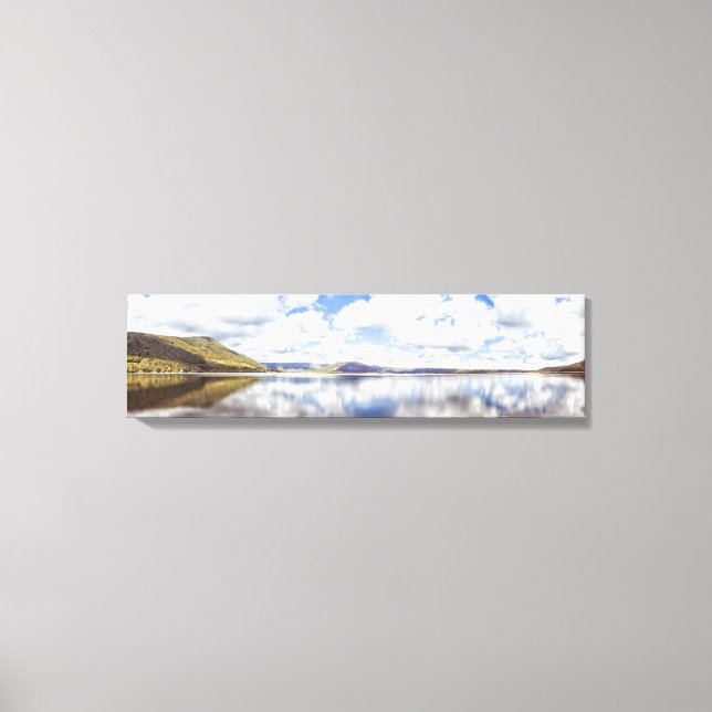 Mirror On A Lake Enchanting View Canvas Print (Front)