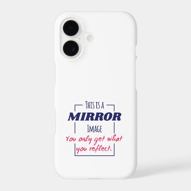Mirror Reflection Mindset Motivational Design (Back)