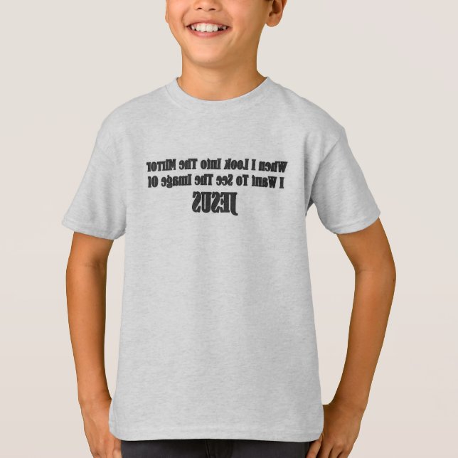 Mirror Reflection T-shirts  (Front)