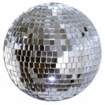 Mirrored Disco Ball 1 Pin Photo Sculpture Badge<br><div class="desc">Acrylic photo sculpture pin with an image of a dazzling mirrored disco ball. See matching button, large round premium metal keychain, round single-sided acrylic keychain, necklace and acrylic photo sculpture keychain, magnet, ornament and sculpture. See the entire Disco 70s Buttons & Pins collection in the SPECIAL TOUCHES | Party Favours...</div>