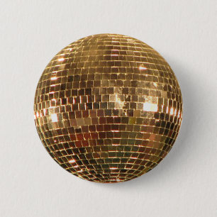 Mirrored Disco Ball 2 6 Cm Round Badge