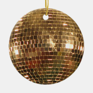 Mirrored Disco Ball 2 Ceramic Tree Decoration