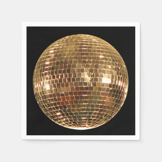 Mirrored Disco Ball 2 Napkin (Front)