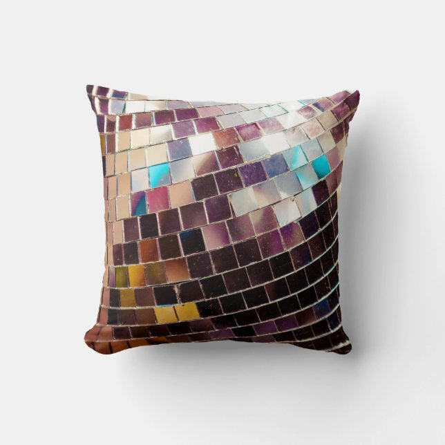 Mirrored Disco Ball Cushion (Front)