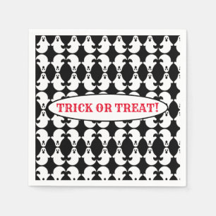 Mirrored Ghost Pattern Napkins