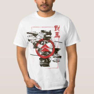 Mirrored Graphic with Crest  T-Shirt