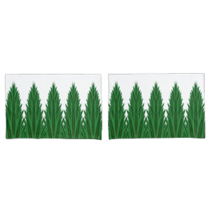 Mirrored Pines Standard Pillowcases